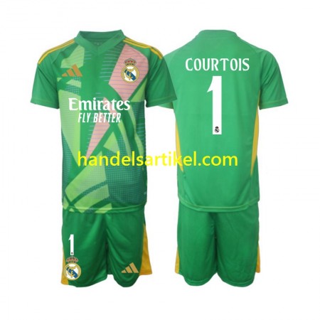 Real Madrid Thibaut Courtois 1 Torwart Kinder 3rd Trikotsatz 2024/25 Kurzarm